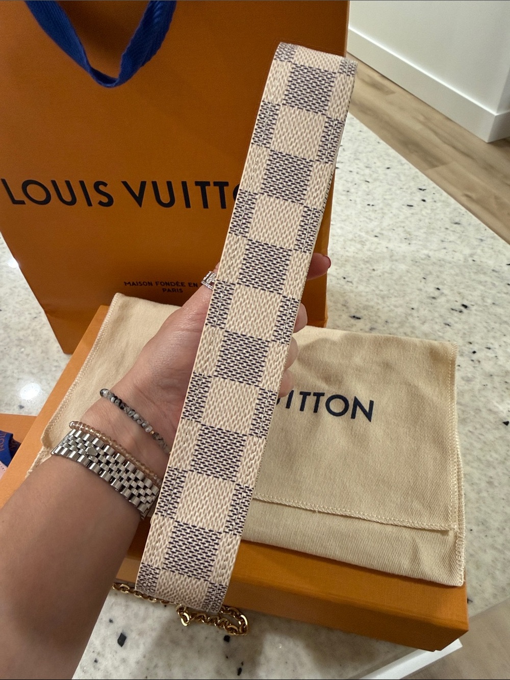 Louis Vuitton Damier Azur Felicie - Picture 11 of 13